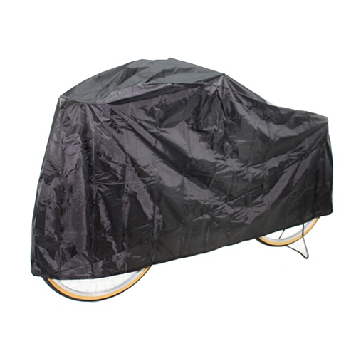 【新商品】夜間見にくいブラックを採用した自転車カバーで盗難防止に　闇に隠れるサイクルカバー