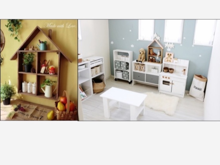 〈DIYレシピ〉インテリアの主役に『三角屋根ラック』